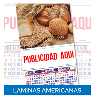 calendarios Laminas Americanas